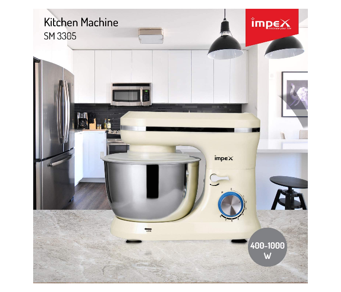 Impex SM3305 Kitchen Machine - Cream - Zoom Image 2