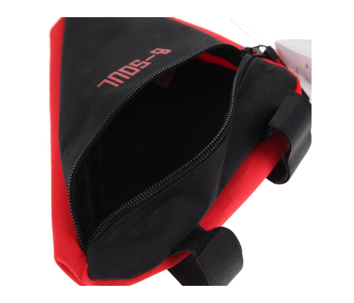 OEM Waterproof Triangle Cycling Bicycle Front Frame Pouch Saddle Bag - Red - Zoom Image 2