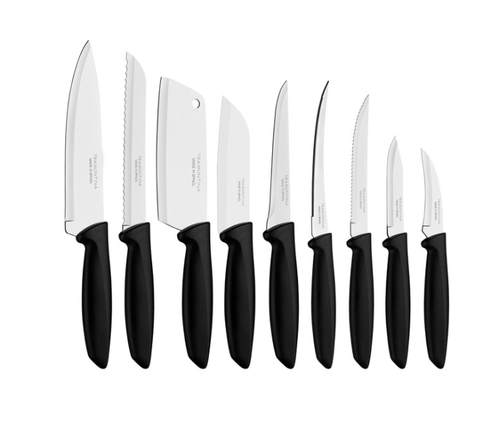 Tramontina 9 Pieces Plenus Knives Set - Black - Zoom Image 2