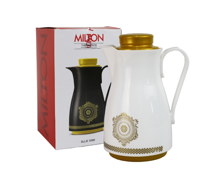 Milton 1 Litre Vacuum Insulated Flask With Ellie - White - Zoom Image 2