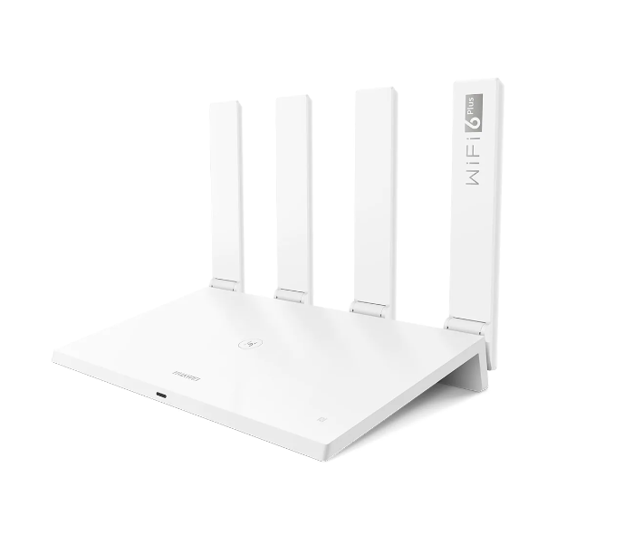 Huawei WiFi AX3 Quad-core WiFi 6 Plus Revolution Router - White - Zoom Image 1