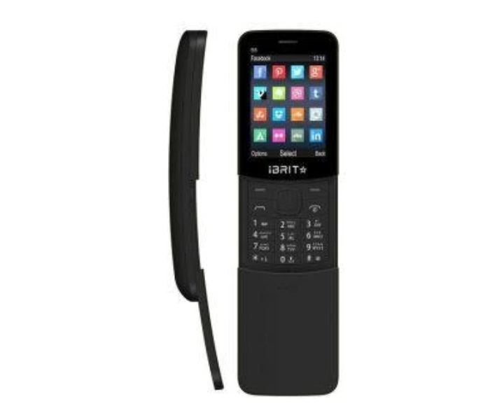 Ibrit Star B 8 2.4 inch Dual SIM Cellphone - Black - Zoom Image