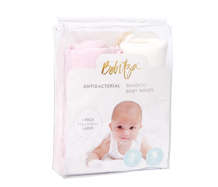 Bebitza Antibacterial Baby Wrap - Light Pink - Zoom Image 1