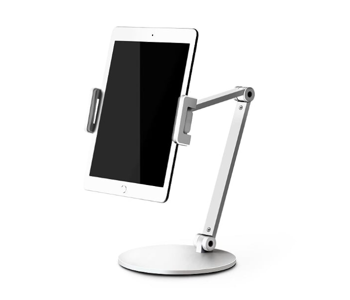 TMH 7LW Smartphone and Tablet Desktop Arm Stand - White - Zoom Image