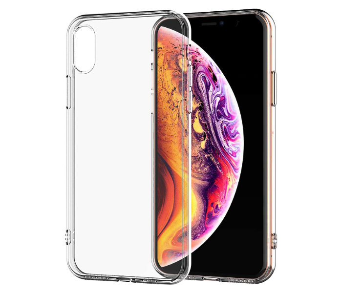 IPXS MAX Shock Absorption Soft Transparent TPU Rubber Gel Case with Smudge Free Technology Compatible with  iPhone XS Max- Transparent - Zoom Image 6