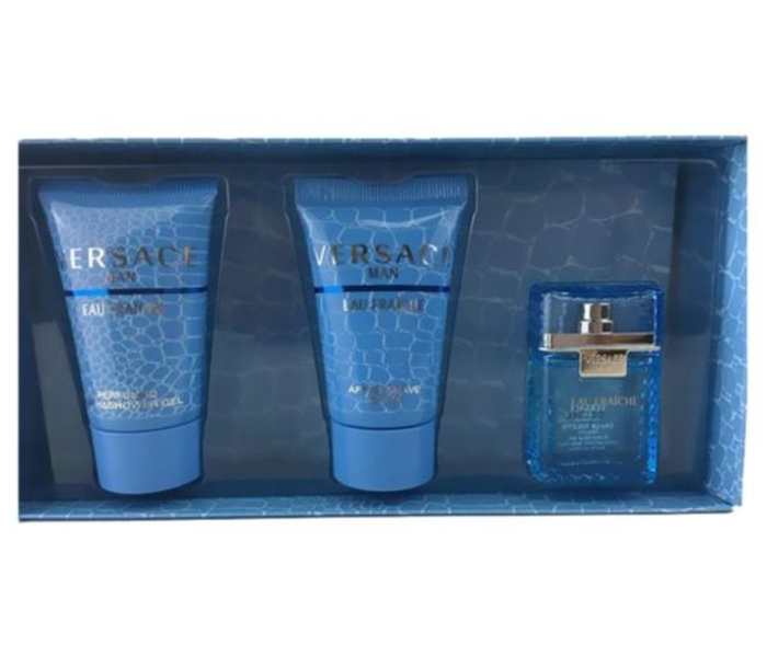 Versace Eau Fraiche Gift Set EDT 5ml Shower Gel 25ml and Body Lotion 25ml  - Zoom Image 2