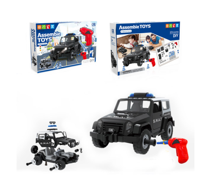 Brytostore BHTCLS20053A  57 Pieces SWAT Assemble Toys - Zoom Image