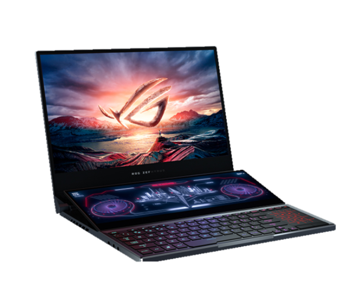 Asus Rog Zephyrus Duo 15 GX550LXS-HC171T 15.6 inch UHD 2.40Ghz Intel Core i9 10980HK 32GB RAM 2TB SSD 8GB NVIDIA RTX2080 SuperMQ Windows 10 Home Gaming Laptop - Grey - Zoom Image 4