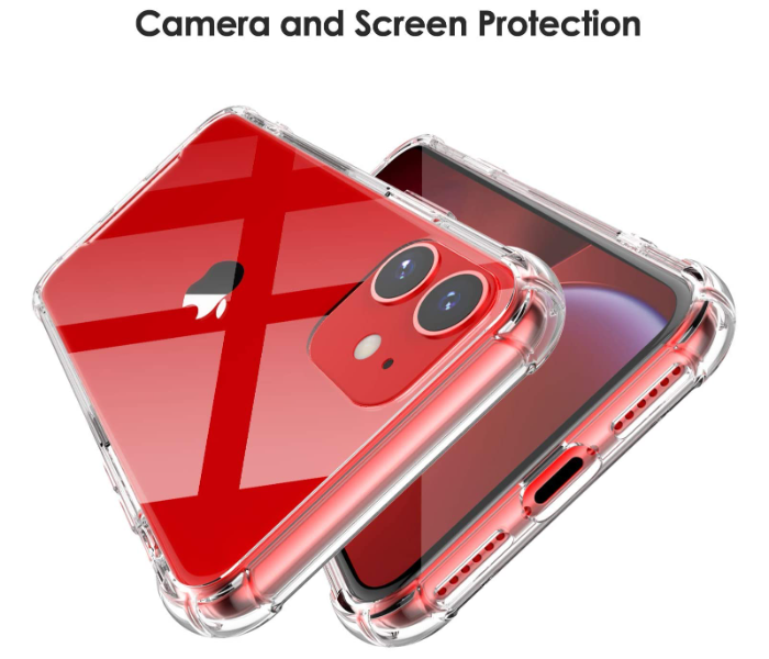 IP11 Anti-Scratch and Shock Proof with Durable Edges Made of Polyurethane Phone Case Compatible with iPhone 11- Transparent - Zoom Image 2