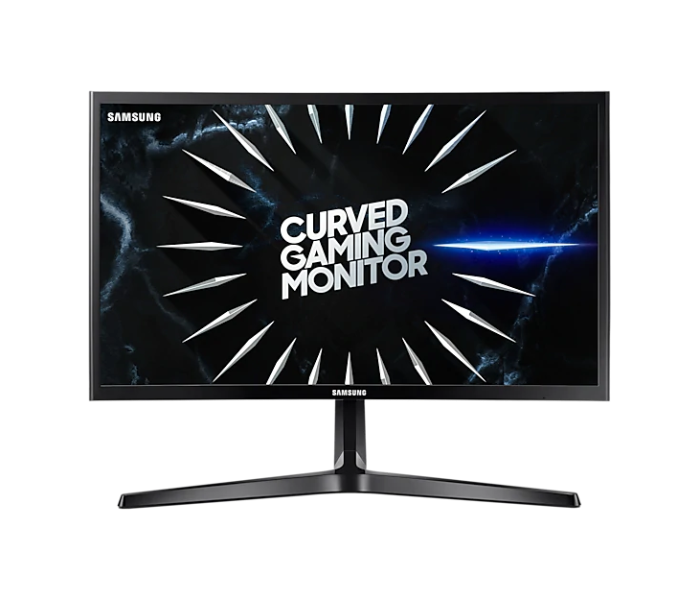 Samsung LC24RG50FQMXUE 24 Inch Curved LED Display Gaming Monitor - Black - Zoom Image 1