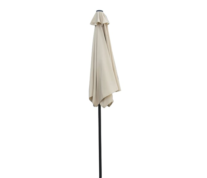 TMH TMH-UM Outdoor Table Umbrella 2.3 Meter with Tilt and Crank Mechanism- Beige - Zoom Image 4