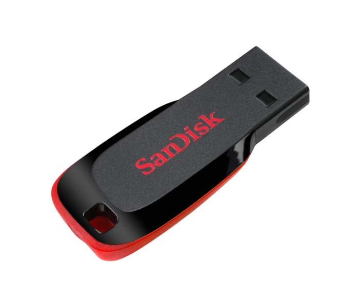 SanDisk SDCZ50-128G-B35 128GB Cruzer Blade USB 2.0 Flash Drive - Black & Red - Zoom Image 3