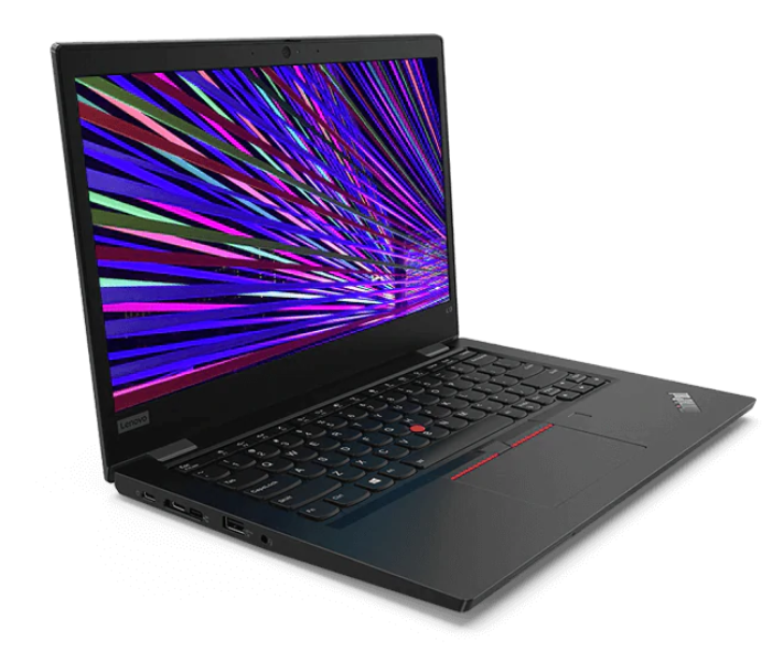 Lenovo ThinkPad L13 20R3001HAD 13.3 inch FHD Intel Core i7-10510U 8GB DDR4 RAM 512GB SSD Intel HD Graphics Arabic Keyboard Windows 10 Pro 64 - Black - Zoom Image 1