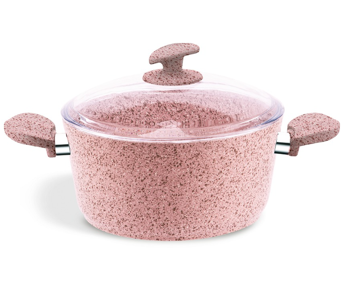 Avci HM G-PC-20 Granitec 20cm Casserole - Pink - Zoom Image