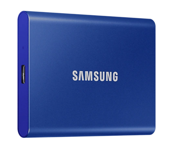 Samsung MU-PC1T0H T7 Portable 1 TB USB 3.2 Gen.2 External SSD - Indigo Blue - Zoom Image 2