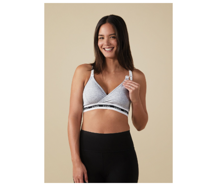 Bravado Original Nursing Bra Medium - Dove Heather - Zoom Image 3