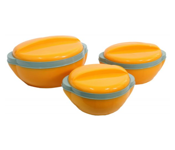 Princeware 3 Pieces Casserole Pluto Set - Orange - Zoom Image