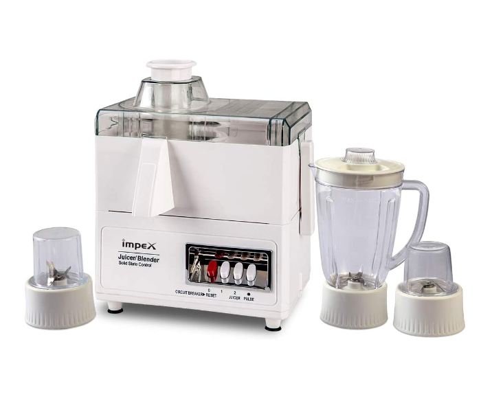 Impex JB414A 4 in 1 Juicer Blender Mincer Mill - White - Zoom Image