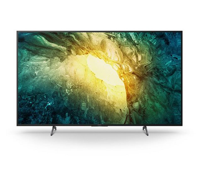 Sony X7577H 55 Inch 4K Ultra HD High Dynamic Range HDR Smart TV - Black - Zoom Image 1