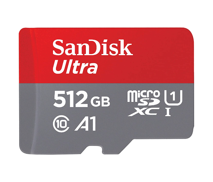 SanDisk SDSQUAR-512G-GN6MN 512GB Ultra Android microSDXC 100MB/s A1 Class 10 UHS-I - Zoom Image 1