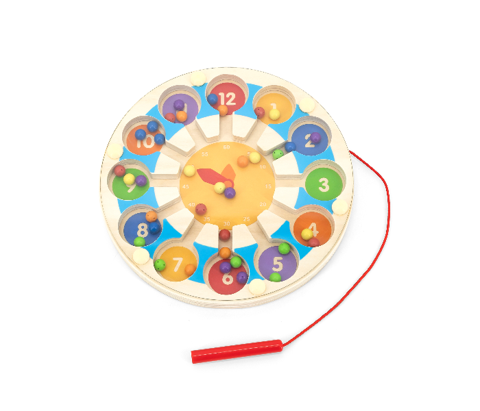 Brytostore BHT44560 Magnetic Bead Trace Clock for Kids - Zoom Image