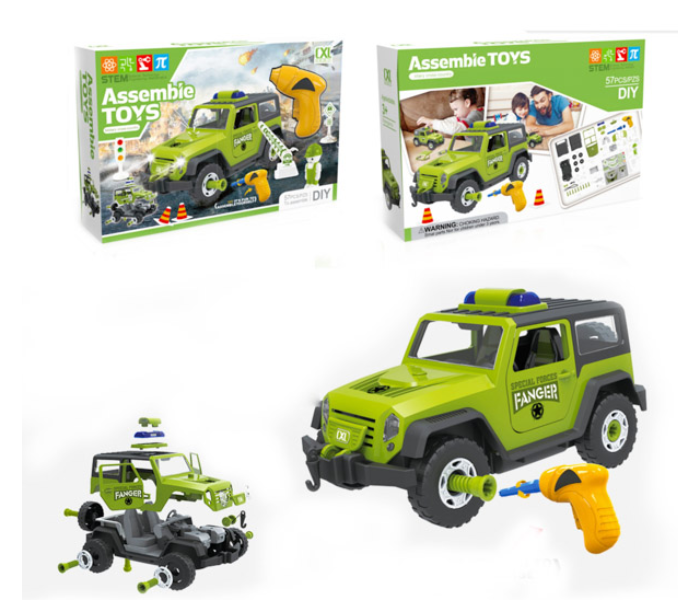 Brytostore BHTCLS20053B Fanger 57 Pieces Assemble Toys - Zoom Image