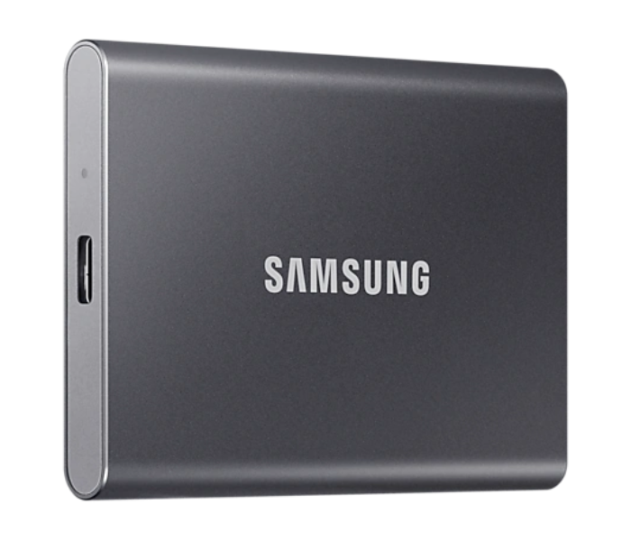 Samsung MU-PC500T T7 Portable 500 GB USB 3.2 Gen.2 External SSD - Titanium Grey - Zoom Image 2