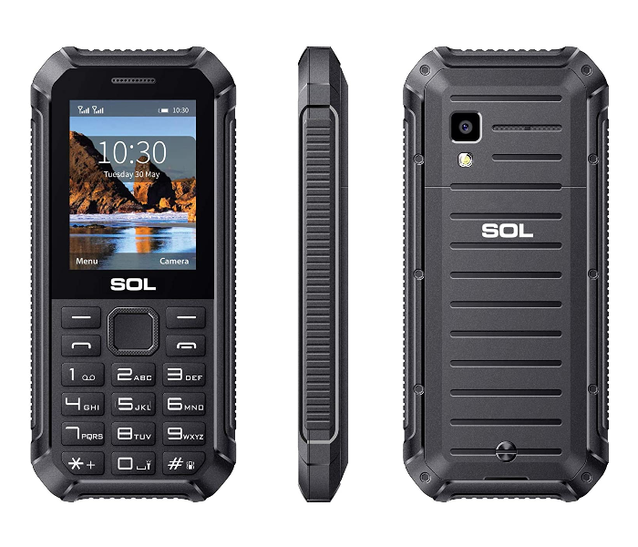 Sol Kratos R2450 2.4 inch Dual SIM Cellphone - Black - Zoom Image 1