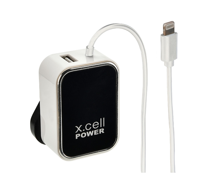 Xcell XLHC225i Powerful Home Charger For iPhone - Black and White - Zoom Image 2