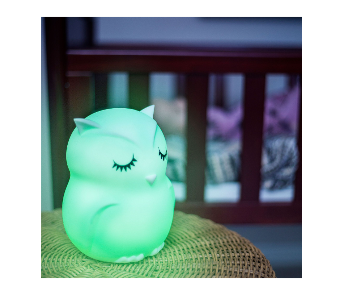 Lumipets Remote Control Owl Nightlight Toy for Kids - White - Zoom Image 4