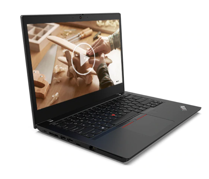 Lenovo ThinkPad L14 20U1S14N00 14 inch FHD Gen1 Intel Core i7-10510U 8GB DDR4 512GB SSD Integrated Intel Graphics Arabic-English Keyboard DOS - Black - Zoom Image 2