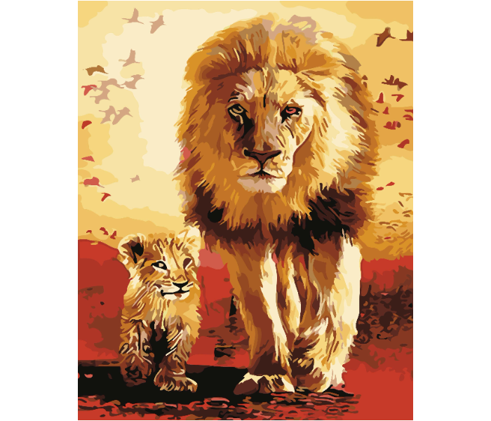 Lion King DIY 2324 Canvas Painting  - Zoom Image