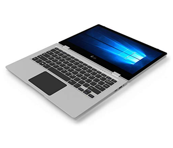 i-Life ZedNote 2 In 1 Convertible Laptop IL.1406G.264WAESW  14 Inch Display2GB RAM 64GB SSD Baytrail Processor Intel HD Graphics Windows 10 - Silver - Zoom Image 1