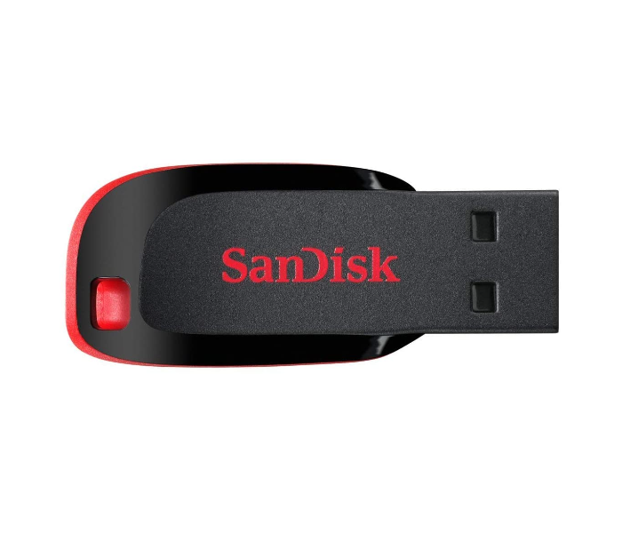 SanDisk SDCZ50-128G-B35 128GB Cruzer Blade USB 2.0 Flash Drive - Black & Red - Zoom Image 2