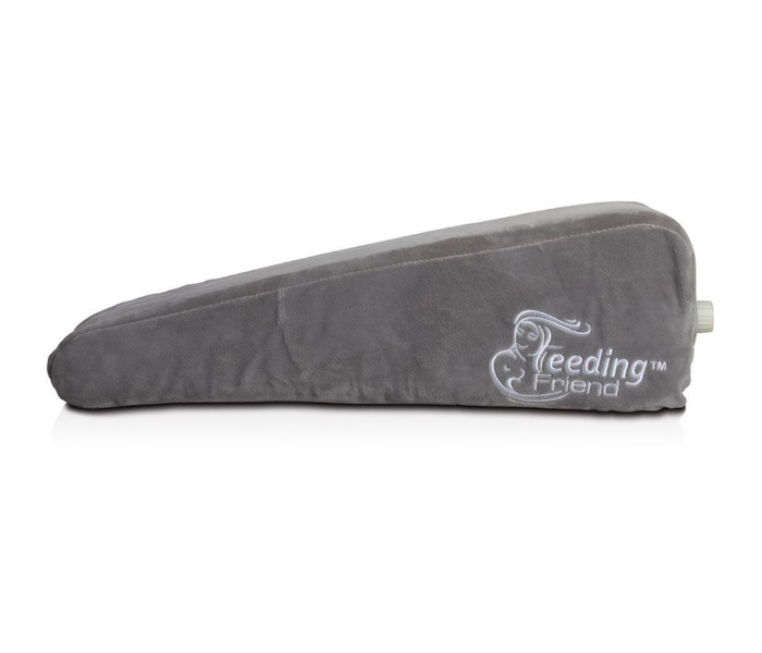 Feeding Friend Self-Inflating Nursing Pillow - Grey - Zoom Image