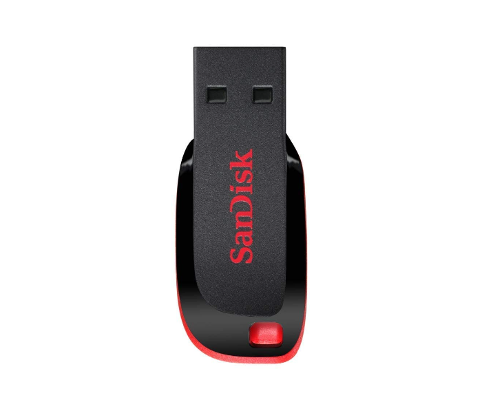 SanDisk SDCZ50-128G-B35 128GB Cruzer Blade USB 2.0 Flash Drive - Black & Red - Zoom Image 1