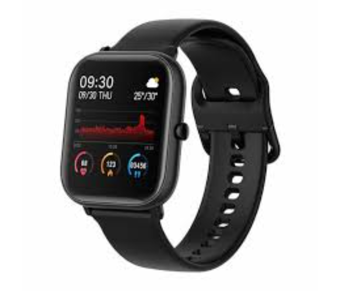 GT168 Bluetooth Call Support Waterproof Smart Watch with Heart Rate Blood Pressure and Sports Pedometer - Black - Zoom Image 2