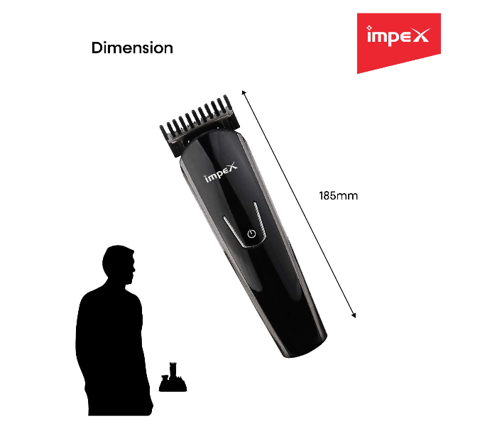 Impex GK402 8-in-1 Professional Multi Grooming and Trimmer Kit - Black - Zoom Image 3