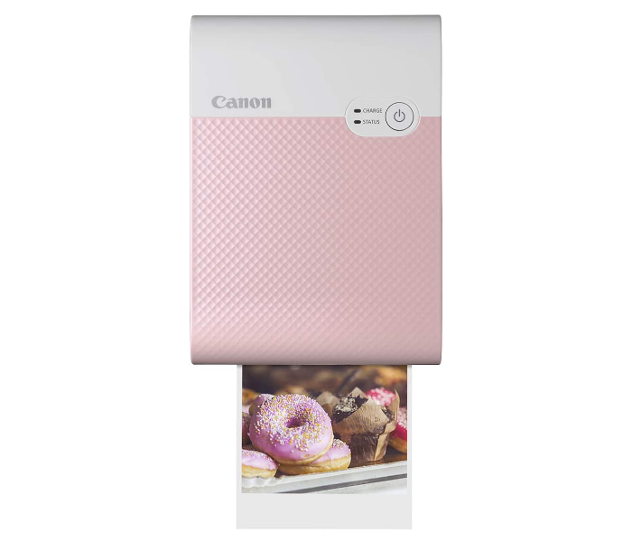 Canon Selphy Square QX10 Portable Photo Printer for iPhone and Android- Pink - Zoom Image 1