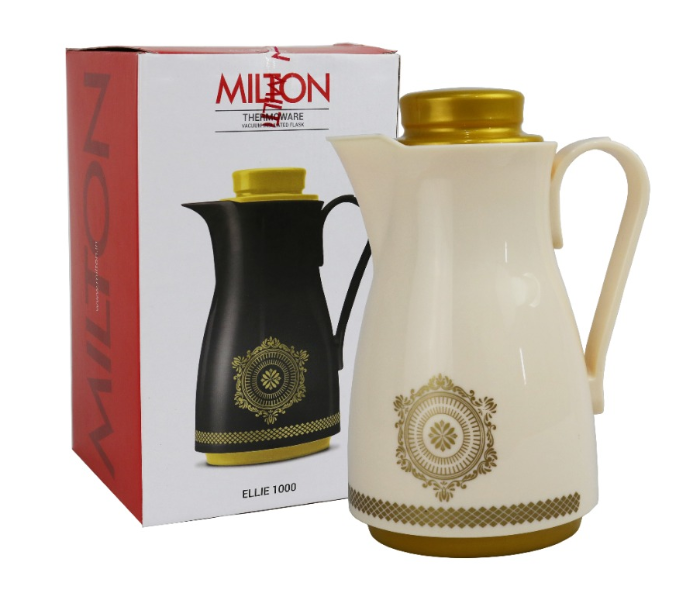 Milton 1 Litre Vacuum Insulated Flask With Ellie - Cream - Zoom Image 2