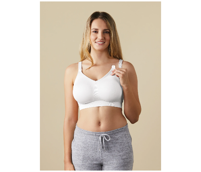 Bravado The Body Silk Seamless Nursing Bra Medium - White - Zoom Image 3