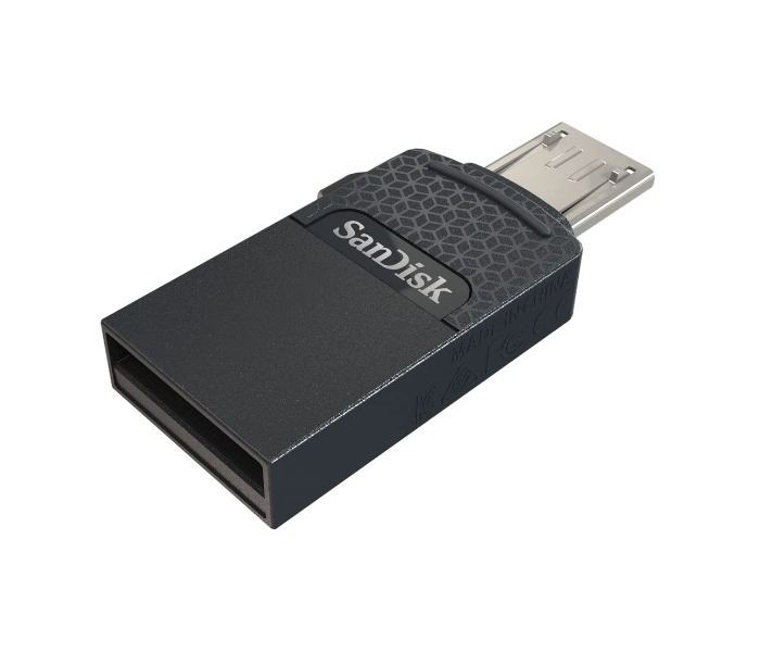 SanDisk SDDD1-016G-G35 USB 2.0 16GB Sandisk Dual Drive - Black - Zoom Image 1