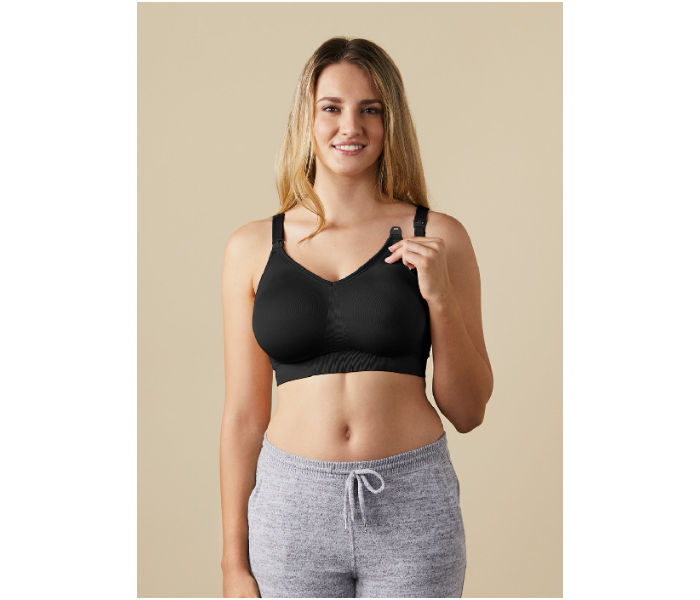 Bravado The Body Silk Seamless Nursing Bra Large - Black - Zoom Image 3