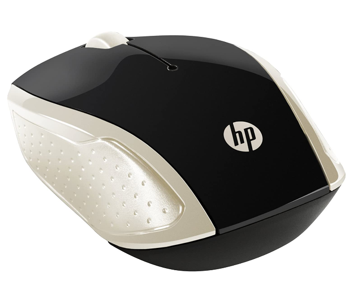 HP 2HU83AA 200 Wireless Mouse - Silk Gold and Black - Zoom Image 3