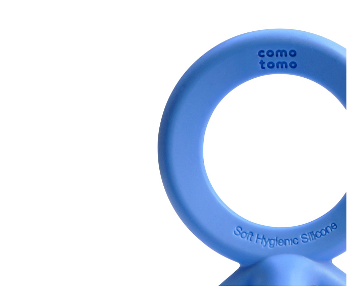 Comotomo Silicone Baby Teether - Blue - Zoom Image 3