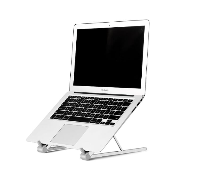 TMH 2S Portable and Foldable Laptop Stand - Silver - Zoom Image