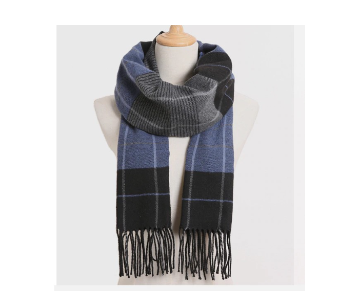 Flannel 0885 Winter Scarf for Women and Men - Blue - Zoom Image 1