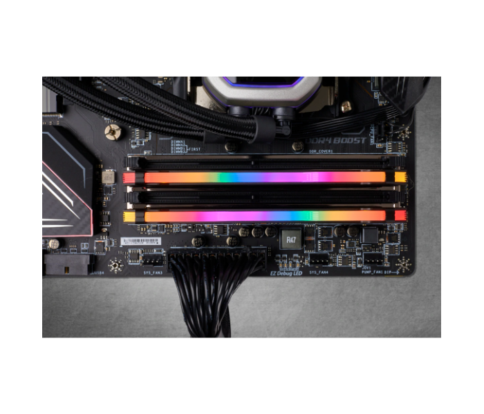 Corsair CMW16GX4M2K4000C19 Vengeance RGB PRO 16GB DDR4 DRAM 4000MHz C19 Memory Kit - Black - Zoom Image 3