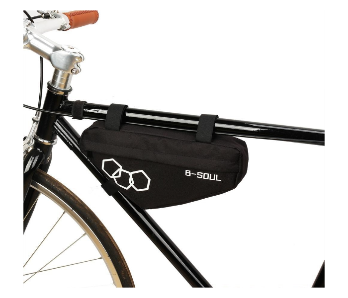 OEM Waterproof Triangle Mountain Bike Bicycle Frame Front Tube Bags - Black - Zoom Image 1