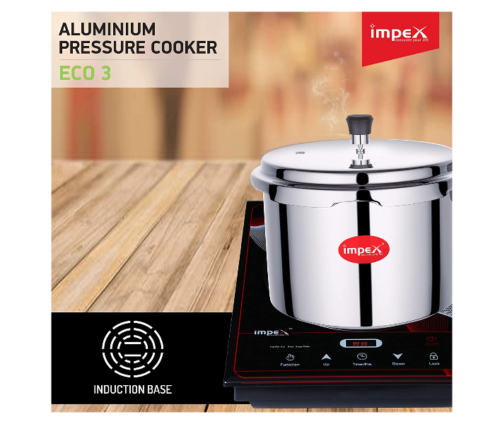 Impex ECO3 3 Litre Pressure Cooker - Stainless Steel - Zoom Image 3